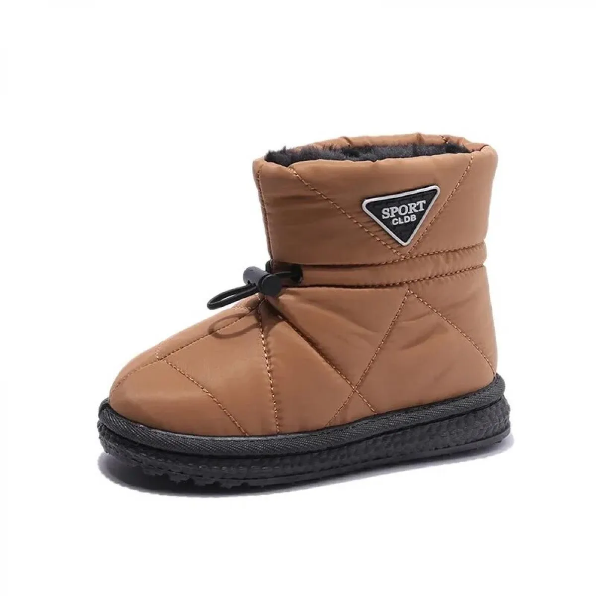 Nuovi stivali da neve per ragazzi invernali 2024 scarpe di cotone calde per bambini con stivali impermeabili in cashmere spesso