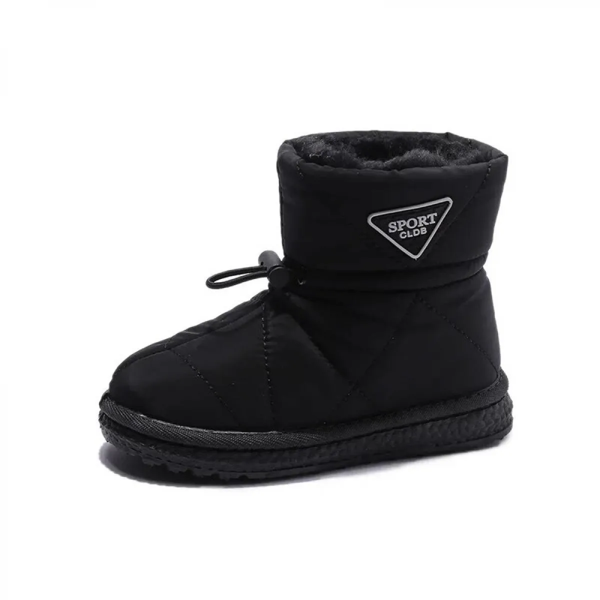 Nuovi stivali da neve per ragazzi invernali 2024 scarpe di cotone calde per bambini con stivali impermeabili in cashmere spesso
