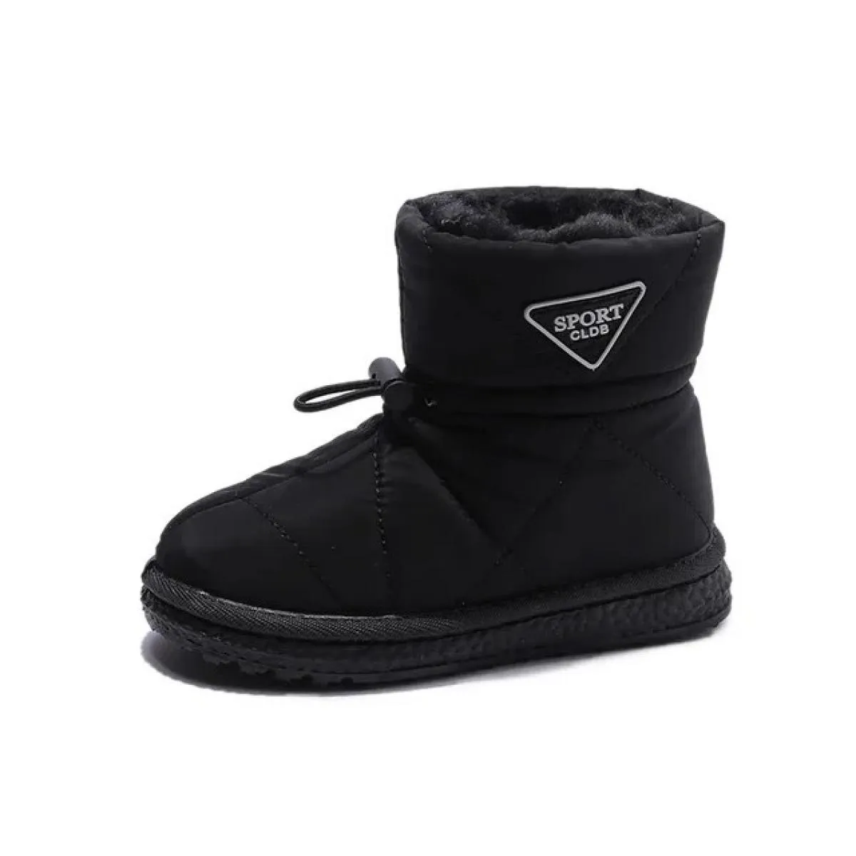 Nuovi stivali da neve per ragazzi invernali 2024 scarpe di cotone calde per bambini con stivali impermeabili in cashmere spesso
