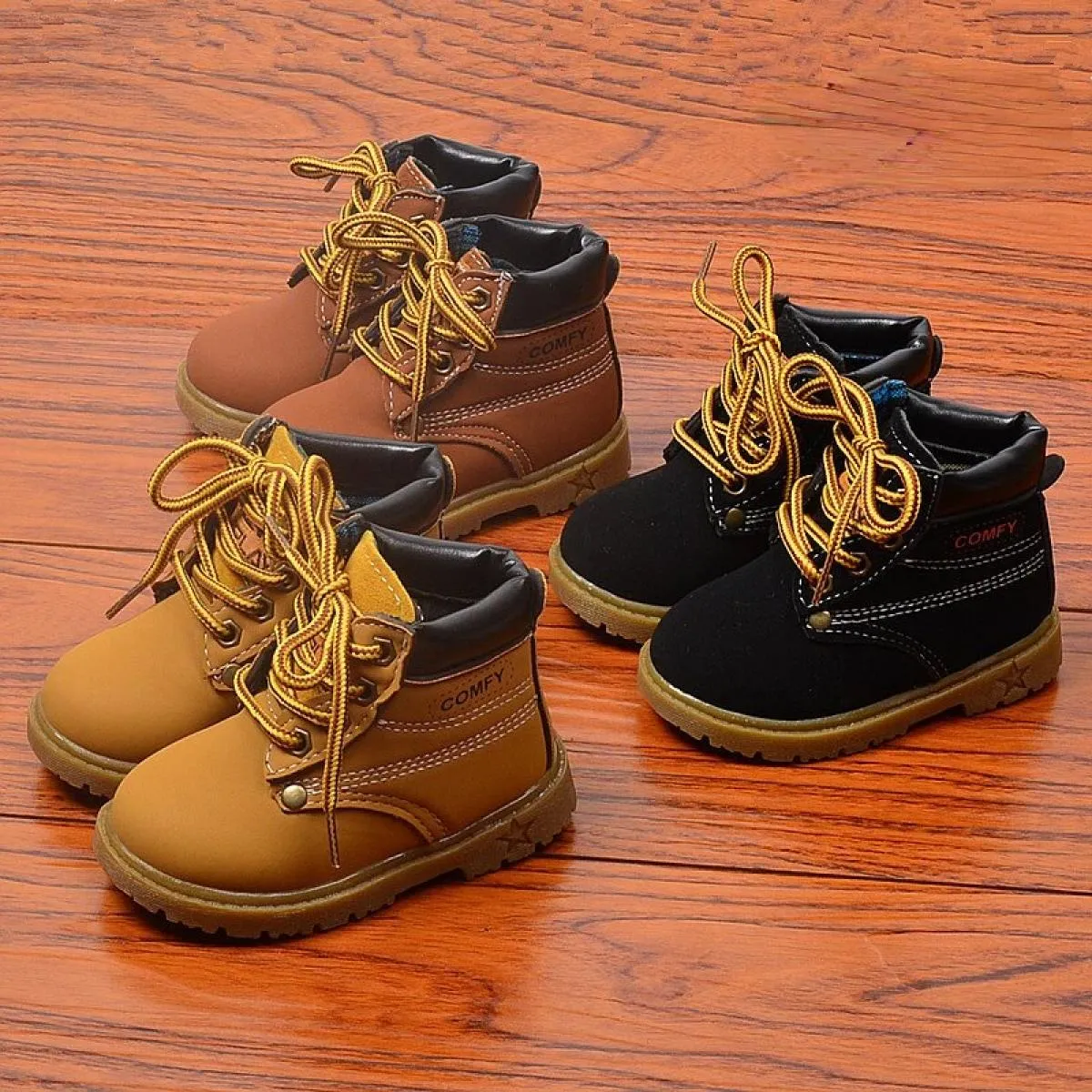 Nuovo 2024 Autunno Inverno Stivali per bambini Scarpe per bambini Bambini Stivali da neve in peluche Ragazzi Ragazze Moda Bambin