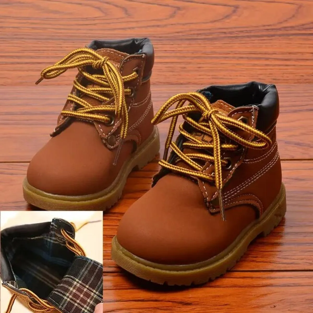 Nuovo 2024 Autunno Inverno Stivali per bambini Scarpe per bambini Bambini Stivali da neve in peluche Ragazzi Ragazze Moda Bambin