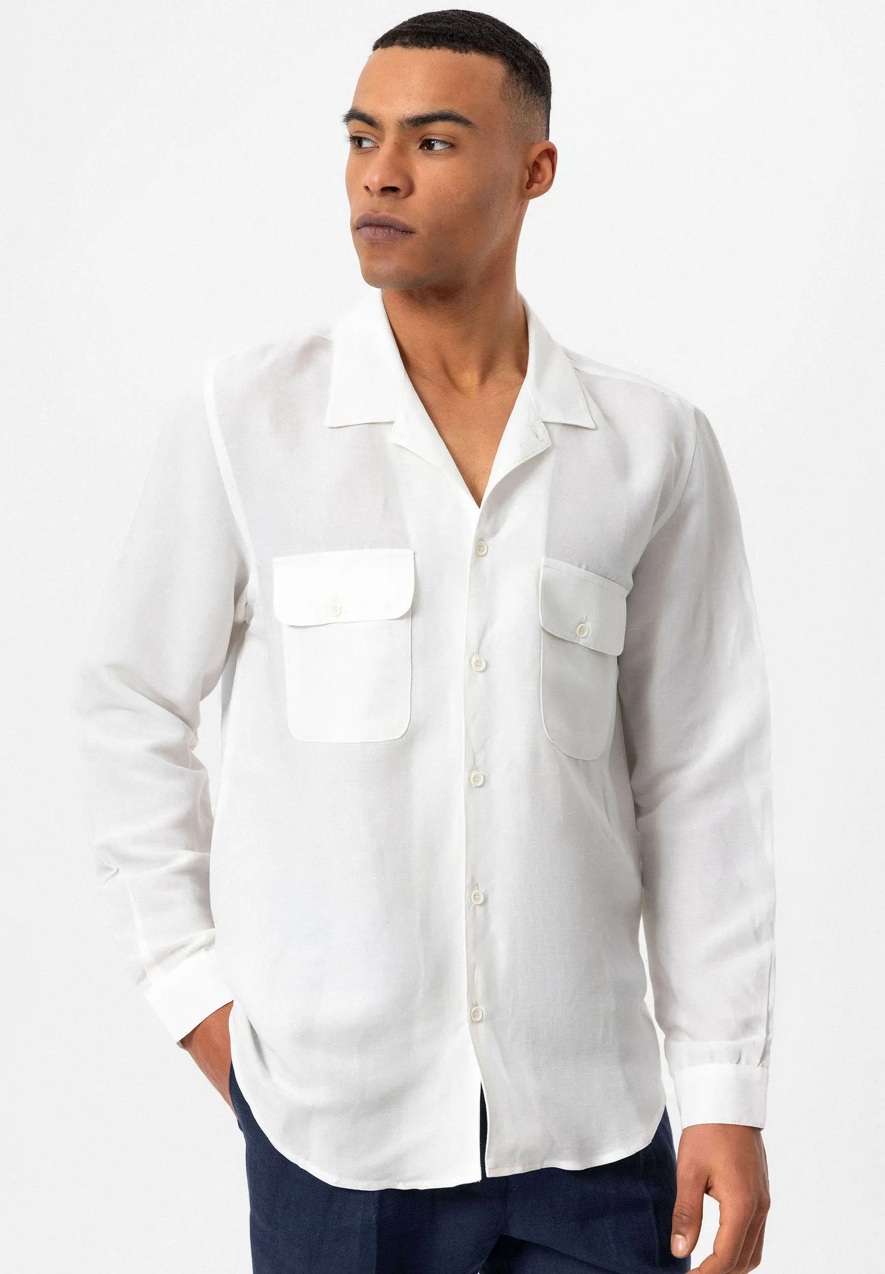 PANAMA - LONG SLEEVE - LAPEL COLLAR - Camicia