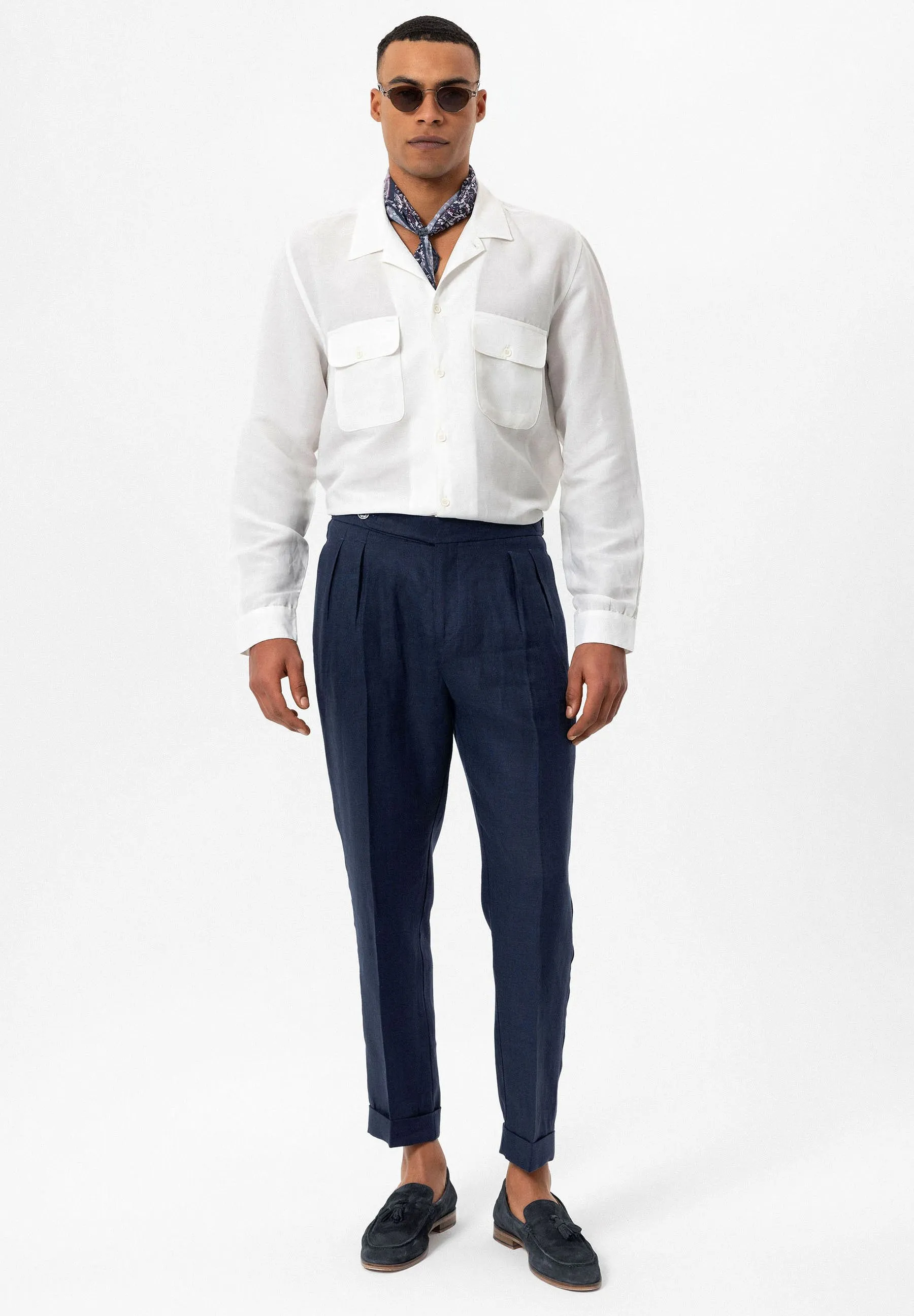PANAMA - LONG SLEEVE - LAPEL COLLAR - Camicia