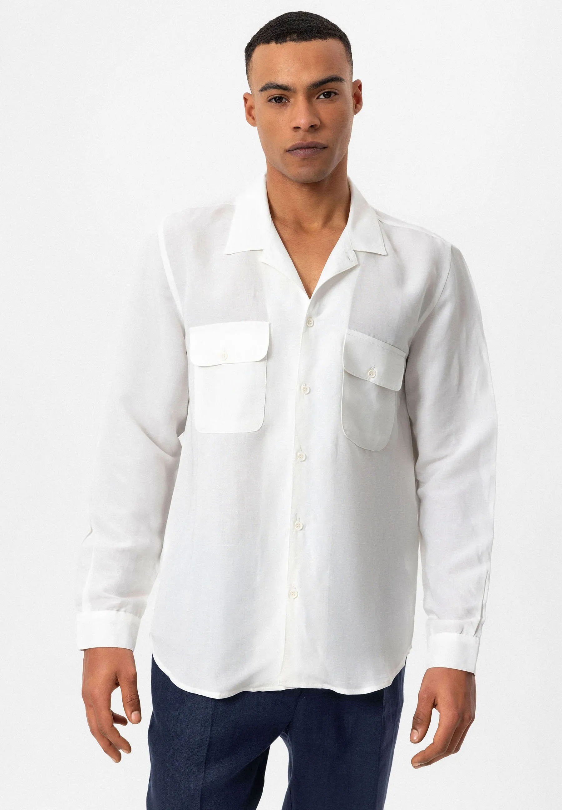 PANAMA - LONG SLEEVE - LAPEL COLLAR - Camicia