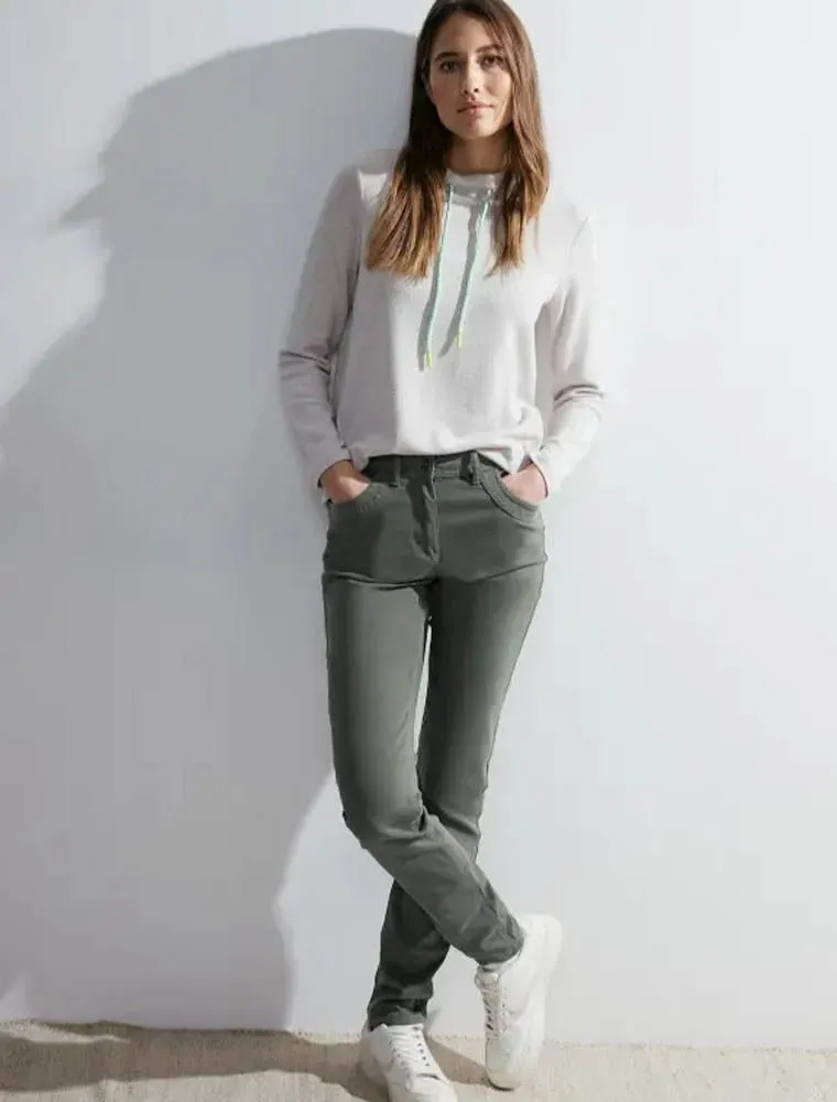 Pantalone Curvy Cecil - Kaki