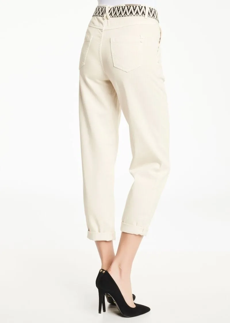 Pantaloni barrel leg