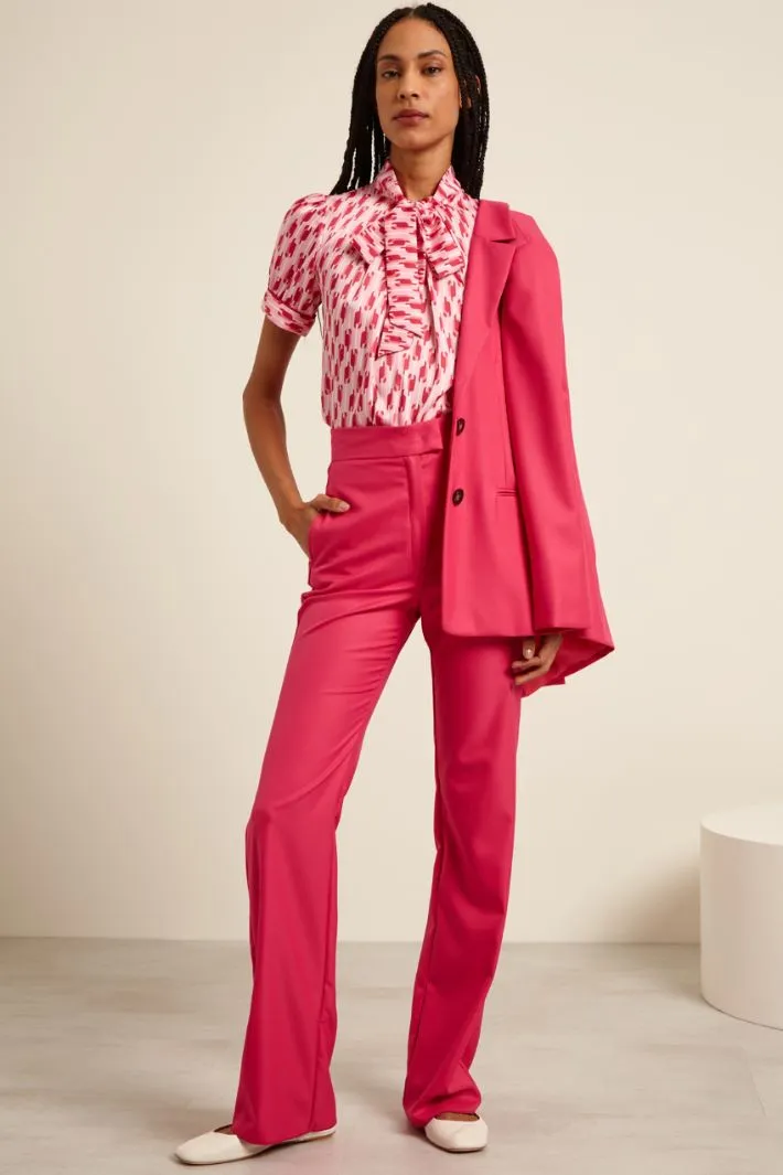 Pantaloni con piega