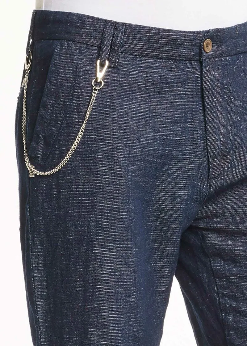 Pantaloni con risvolto