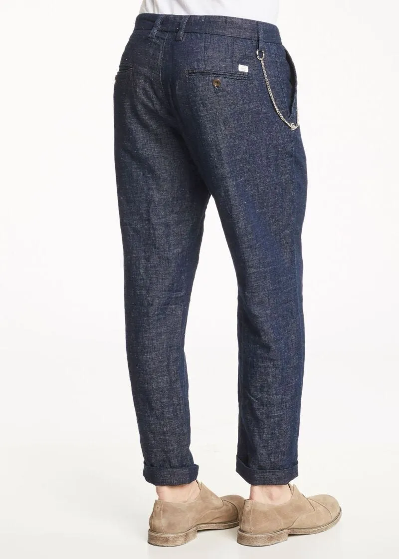 Pantaloni con risvolto