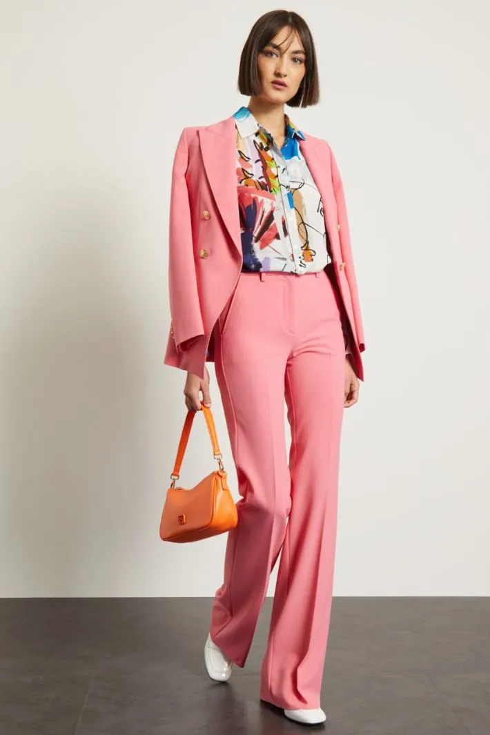 Pantaloni in tela stretch