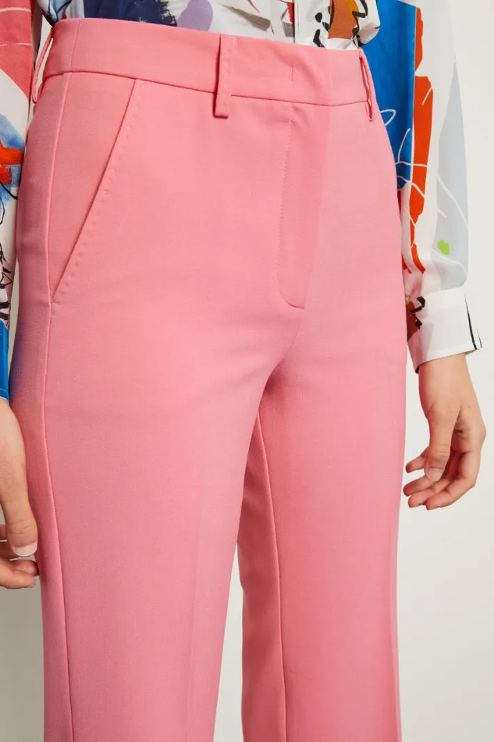 Pantaloni in tela stretch