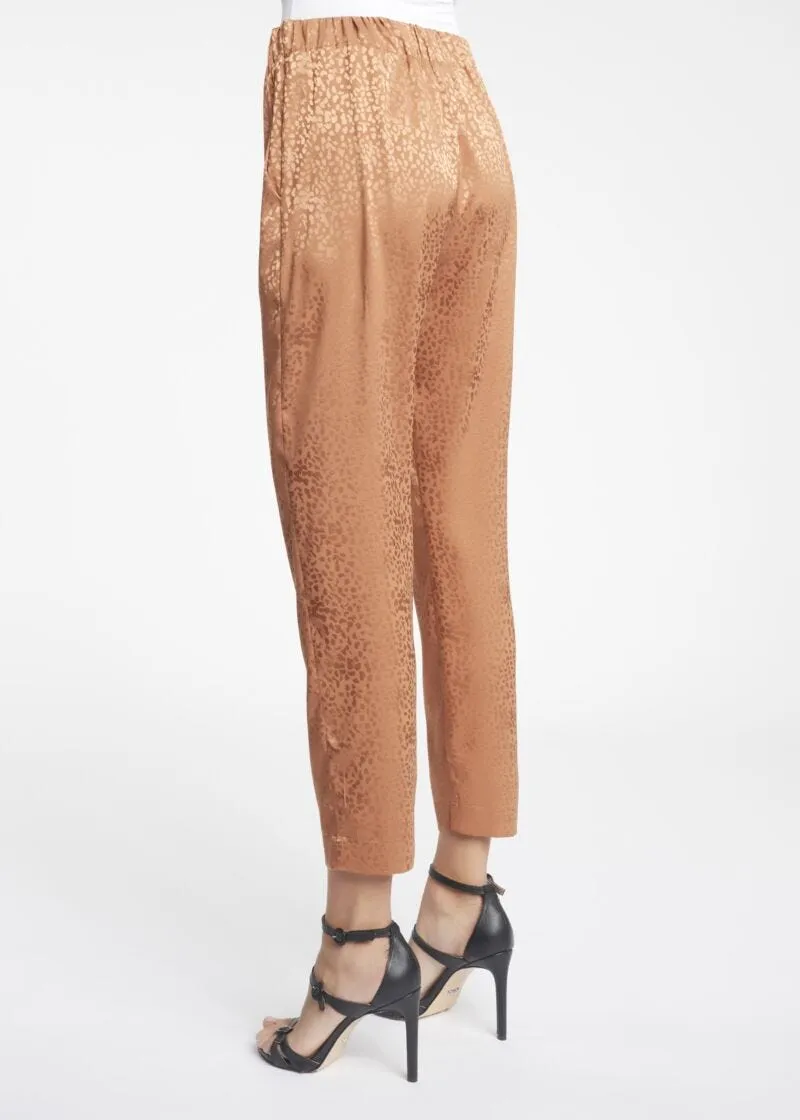 Pantaloni in tessuto lucido