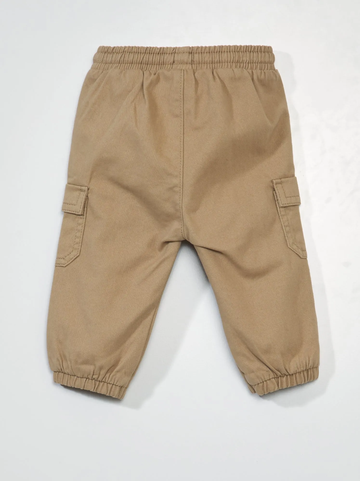 Pantaloni jogpant tinta unita - BEIGE