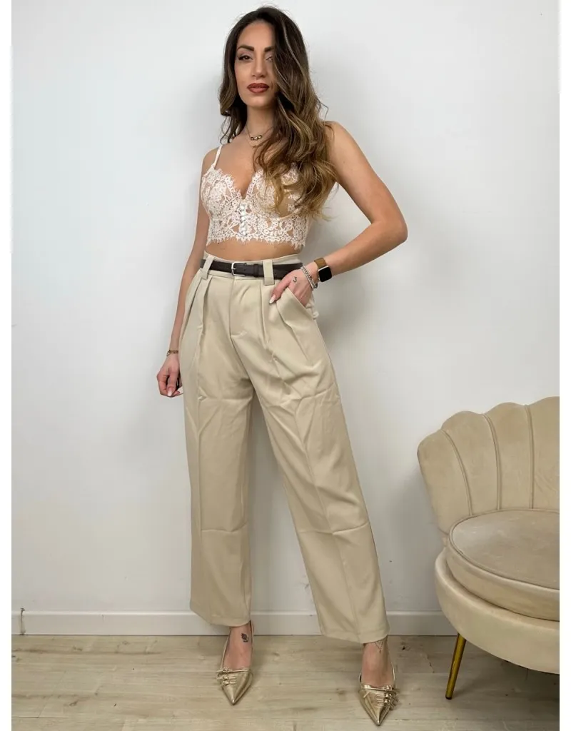 PANTALONI SERY BEIGE