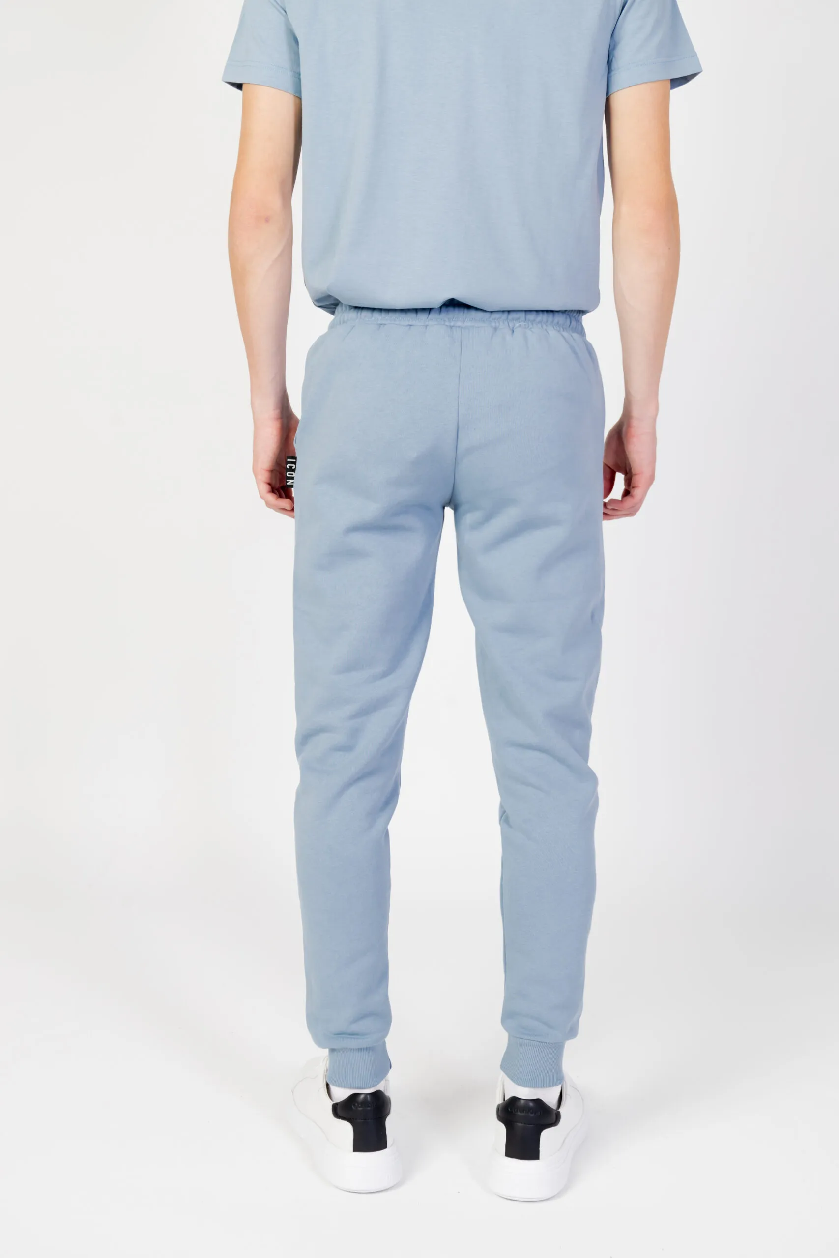 Pantaloni sportivi Icon logo Celeste