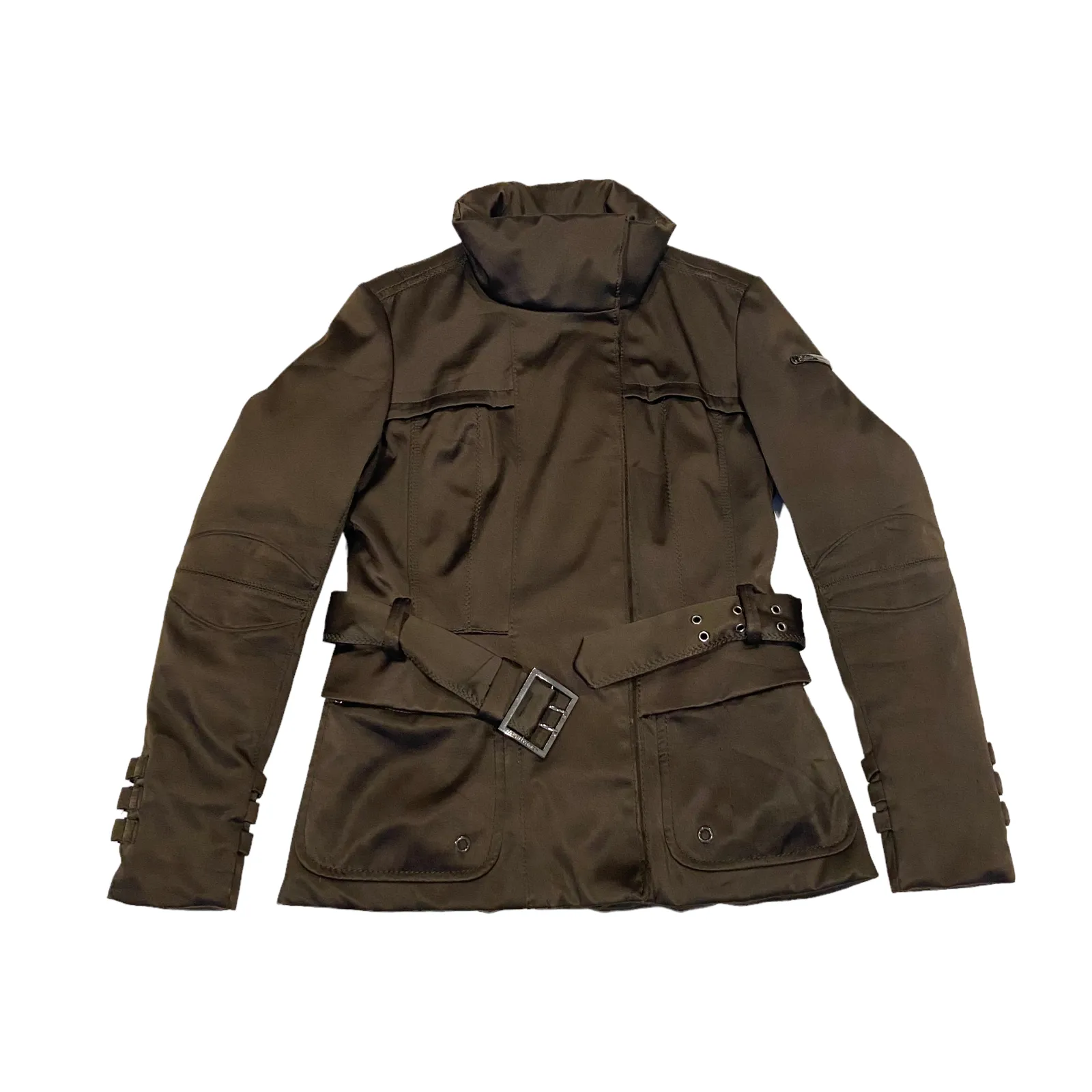 Peuterey Women's Padded Jacket | Vintage High End Designer Puffer Coat Brown VTG