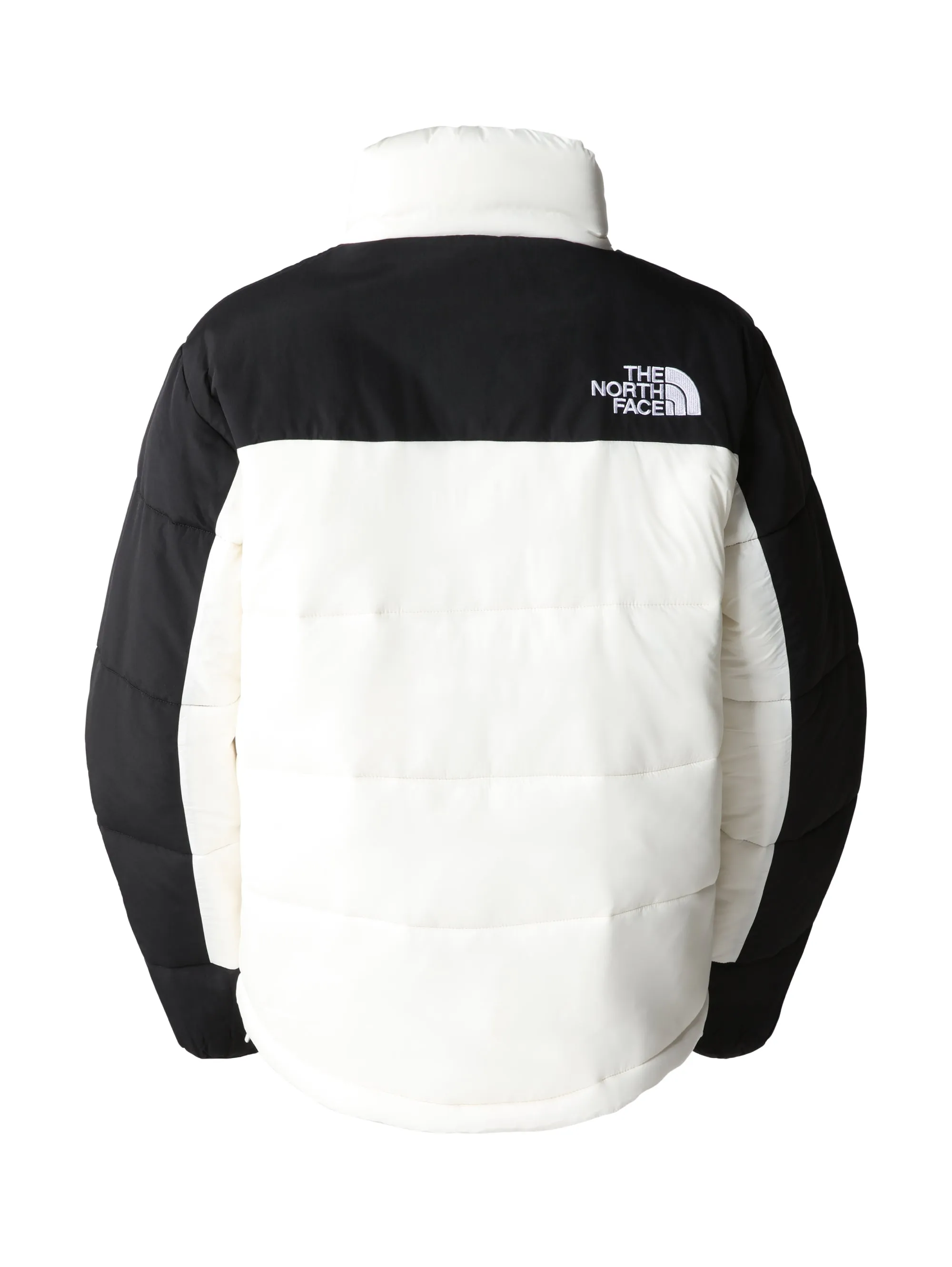 Piumino Color Block Bianco/Nero