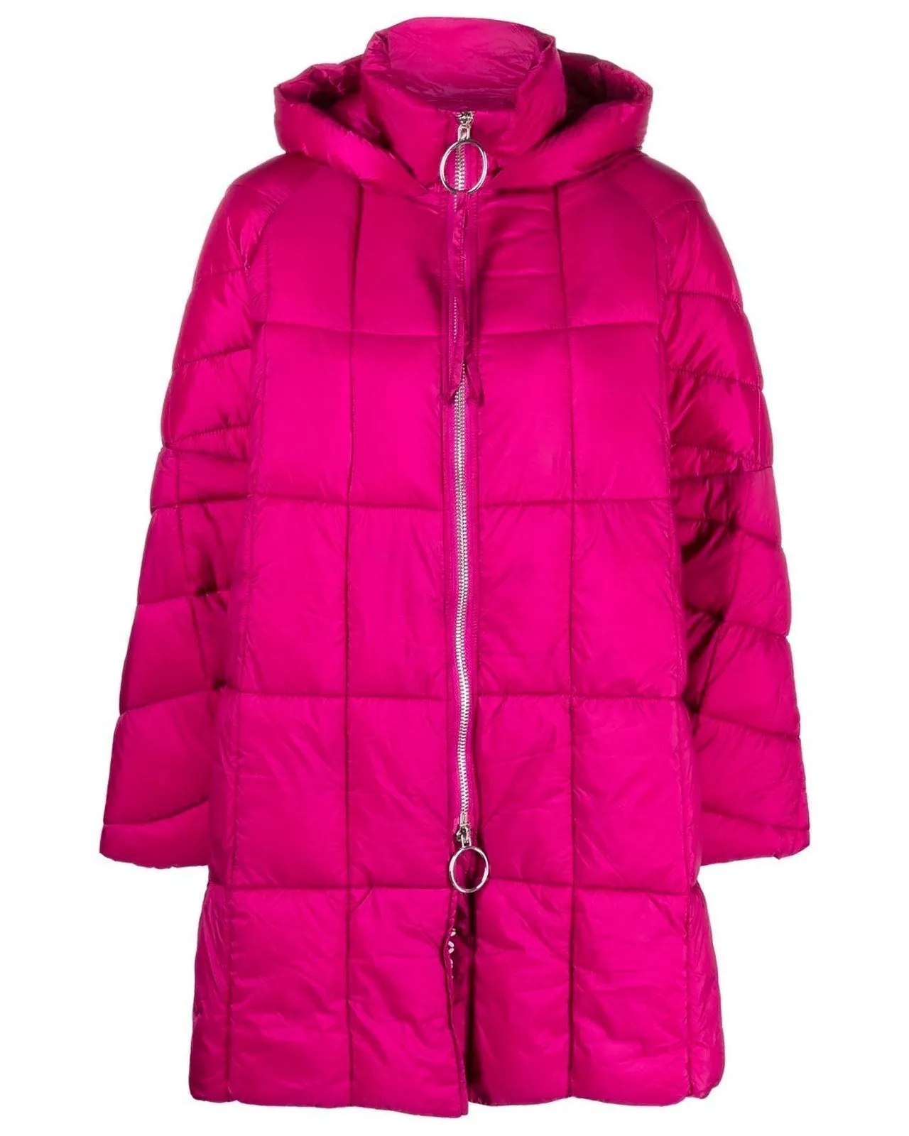 Piumino Luann trapuntato fucsia