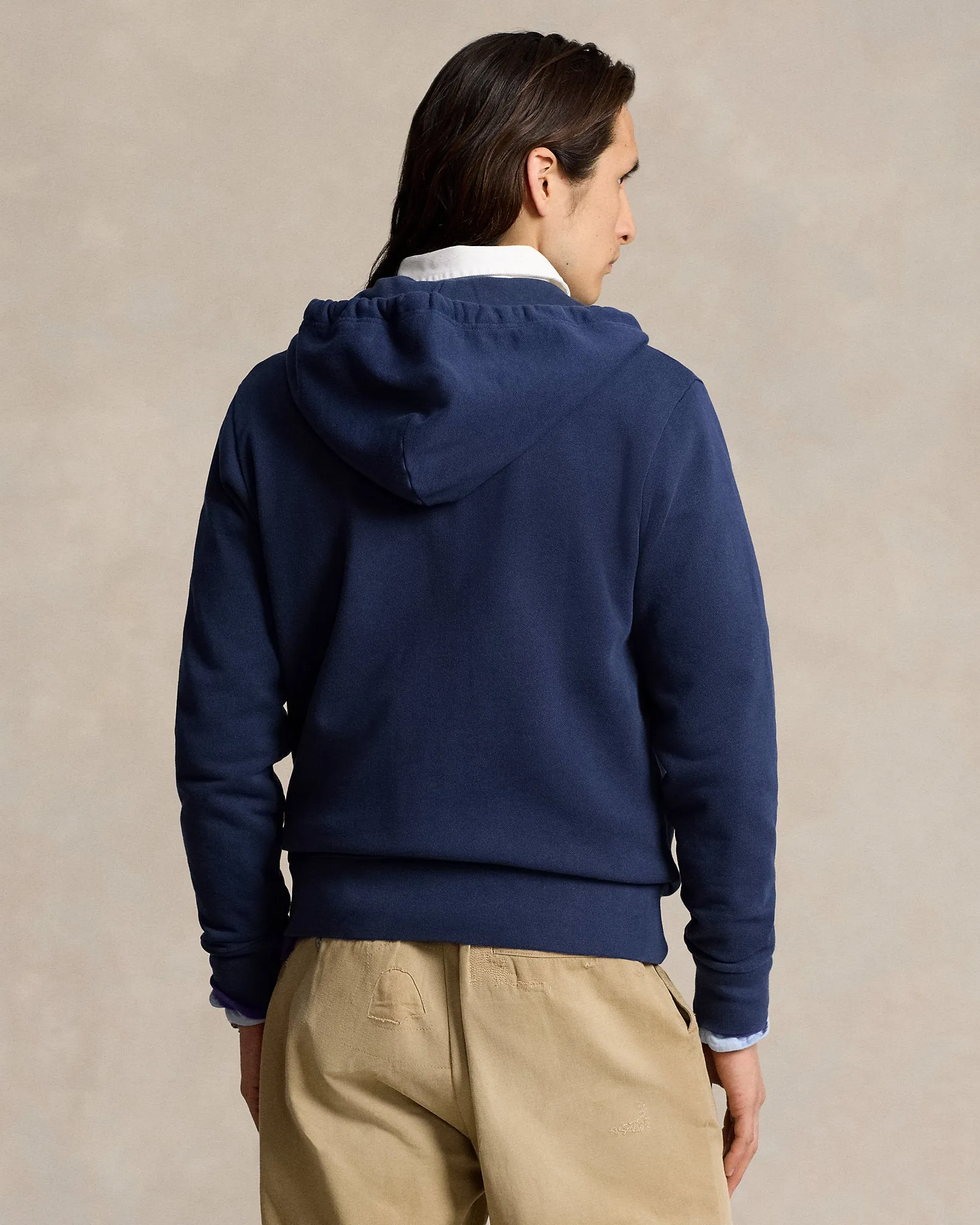 POLO RALPH LAUREN Felpa cappuccio cotone loopback