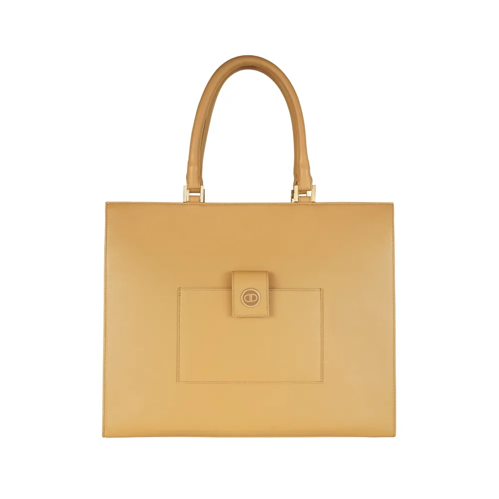Priscilla Dinamo - Big Deal - Cammello - Borsa - Made in Italy - Luxury Exclusive Collection
