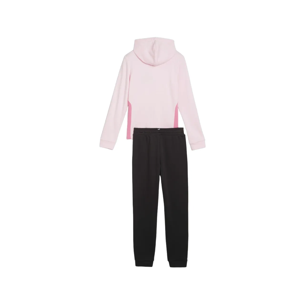 Puma tracksuit with hood for girls 673586-67 pink-black