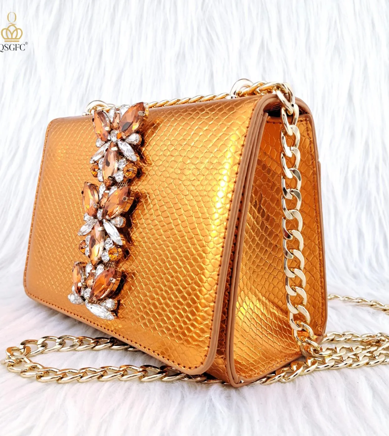 Qsgfc 2023 Scarpe da donna classiche da donna di design di fascia alta abbinate a una borsa per scarpe stile borsa solida Decora