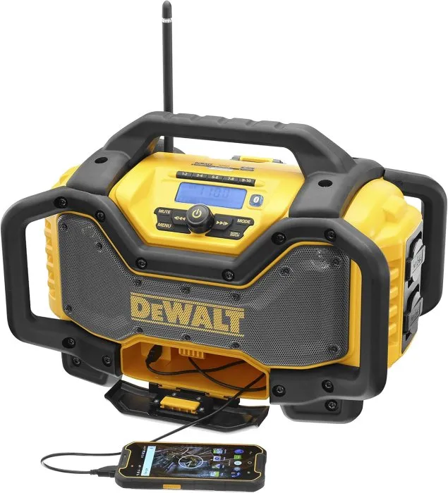 Radio da cantiere FM + DAB + caricabatterie XR 10,8/14,4 e 18V DEWALT DCR027-QW