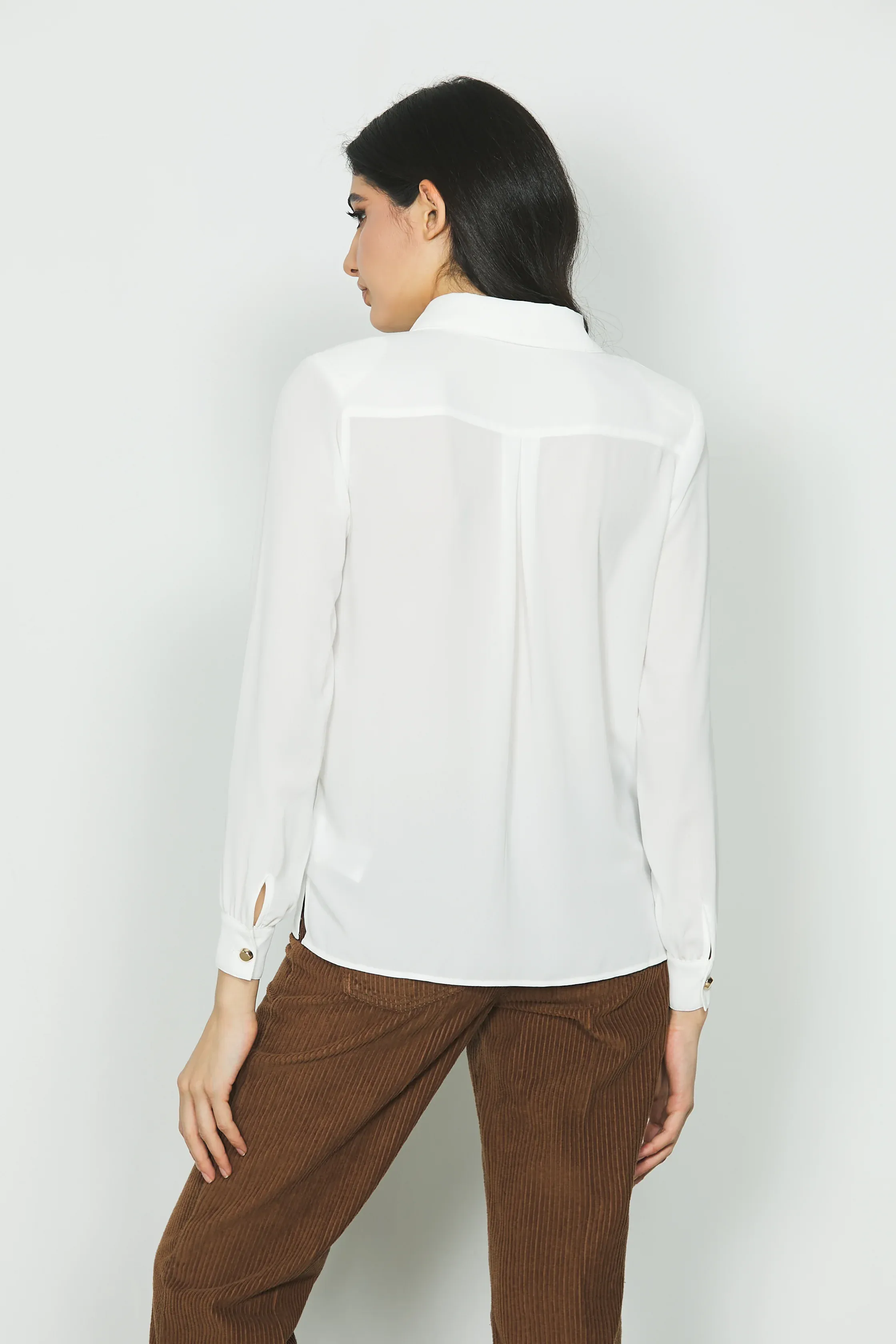 RELISH Camicia donna collana e tasche CAMICIA SUGELLITE