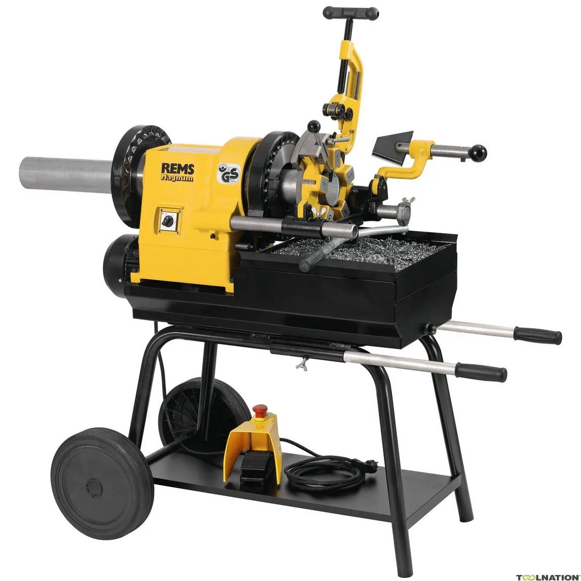 Rems 380431 R380 Magnum 4020 T Macchina per filettatura con attrezzatura 1/2-4"