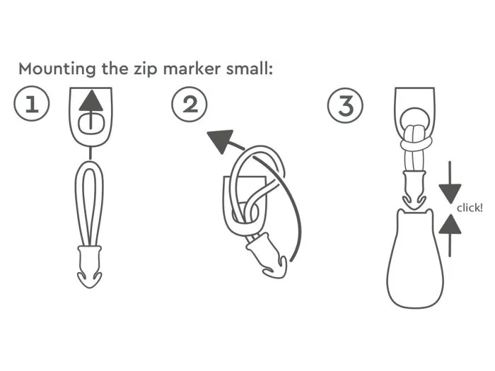 Ropescout Glow Zip Marker Small tiralampo