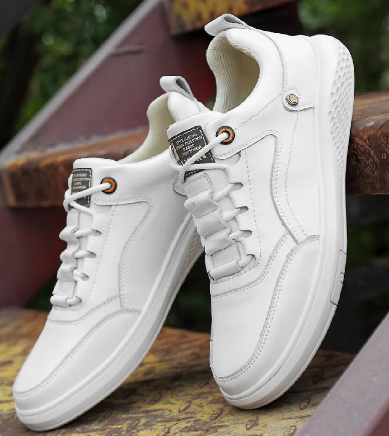 Scarpe da arrampicata di lusso da uomo in pelle casual stile britannico con lacci punta arrotondata scarpe classiche da uomo tra