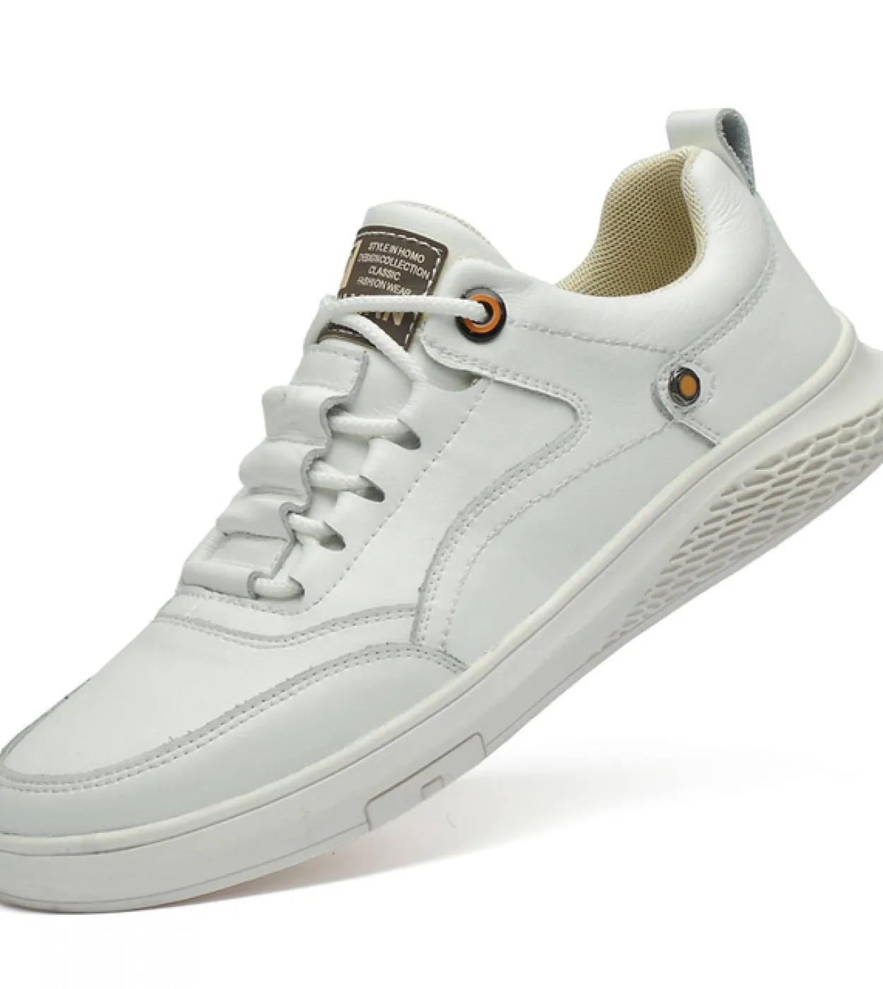 Scarpe da arrampicata di lusso da uomo in pelle casual stile britannico con lacci punta arrotondata scarpe classiche da uomo tra