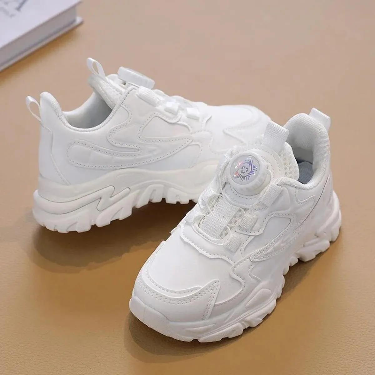 Scarpe da ginnastica Fondo spesso Punta tonda Flessibile per esterni Consigliata Impermeabile Comoda Alla moda Tutte le partite