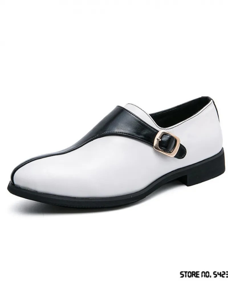 Scarpe Oxford a punta nere gialle rosse bianche patchwork per uomo Abito da cerimonia nuziale formale per feste di ritorno a cas