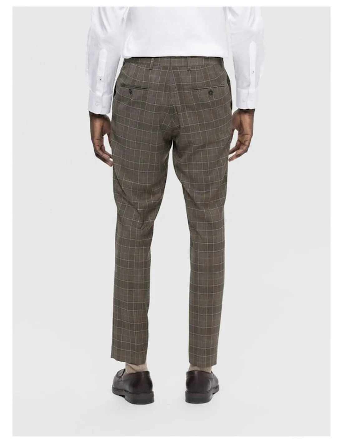SELECTED PANTALONI UOMO,SLHSLIM-NEIL BROWN BLUE CH
