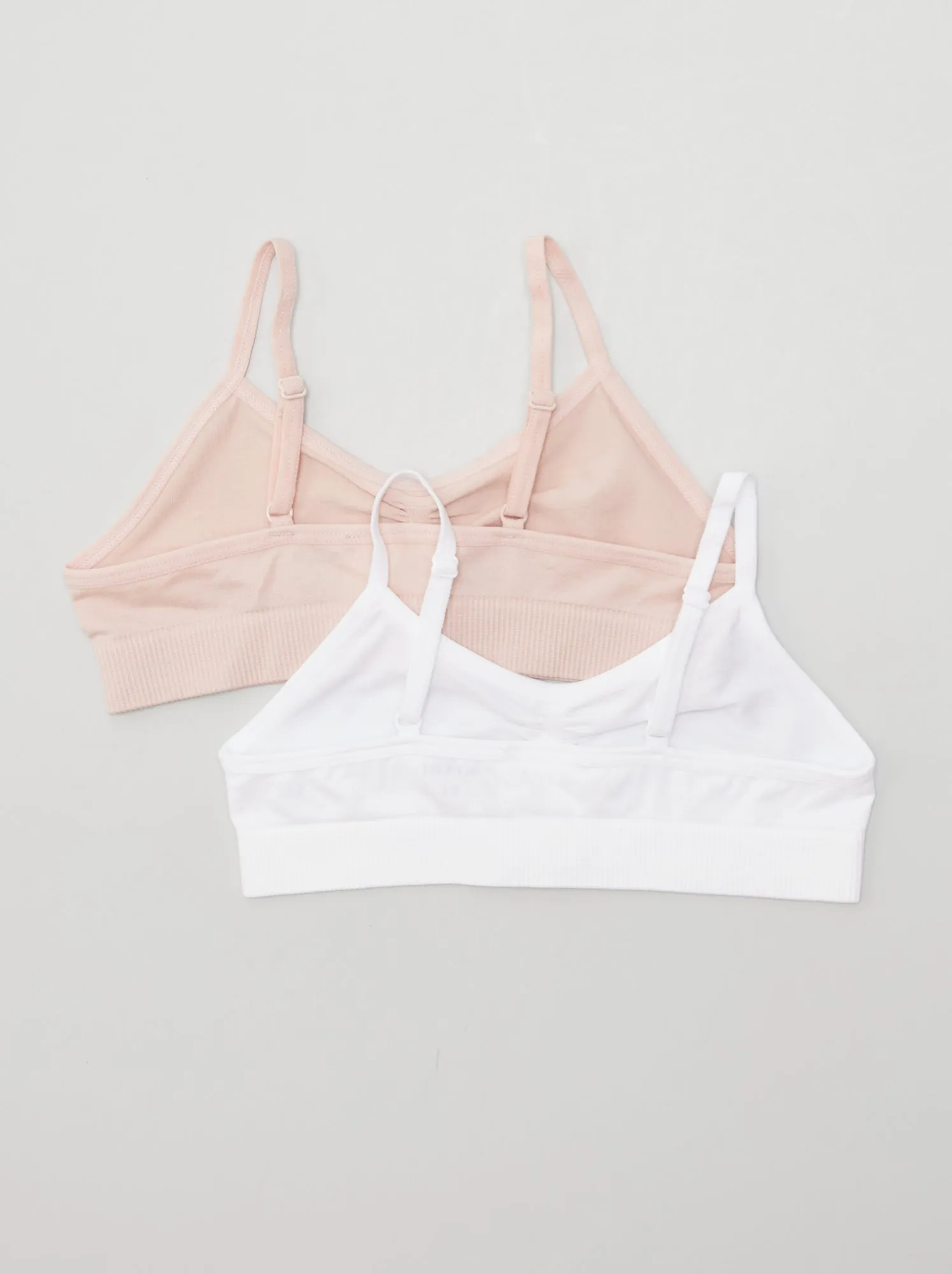 Set di 2 reggiseni sportivi in jersey - GRIGIO