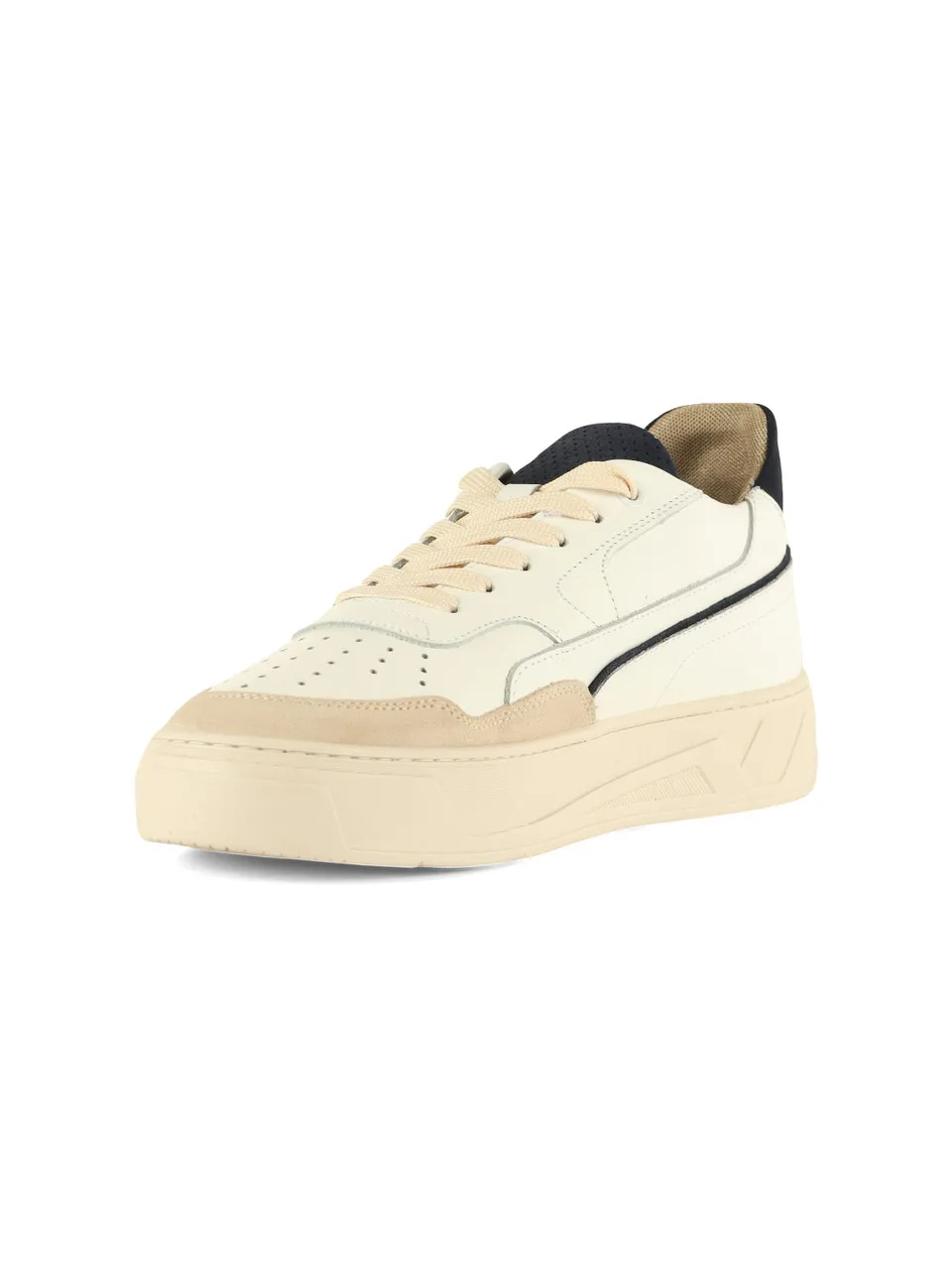 Sneakers 707 in pelle con dettagli a contrasto