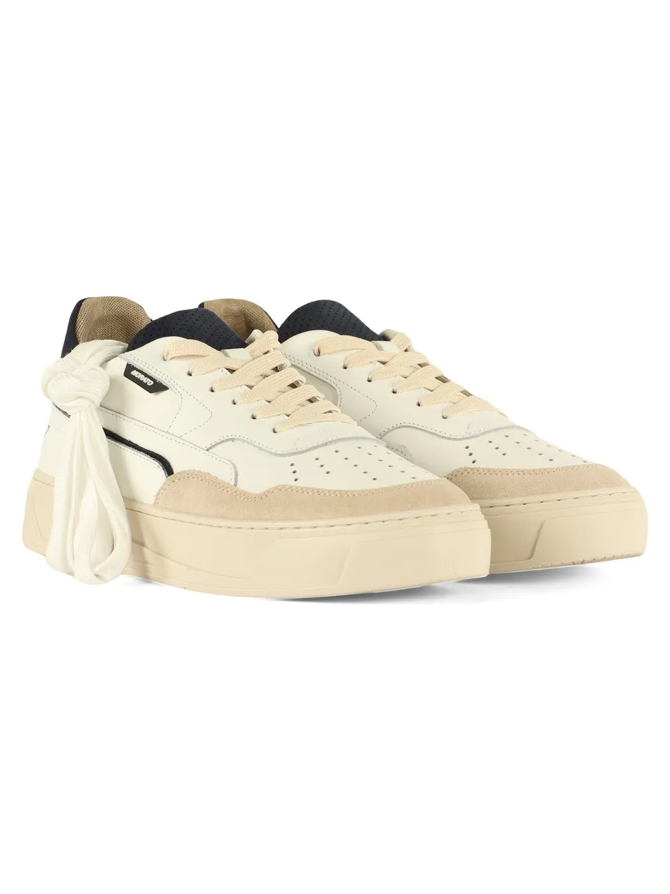 Sneakers 707 in pelle con dettagli a contrasto