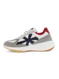 Sneakers John Richmond BALENCIAGA in nylon e camoscio bianco e blu