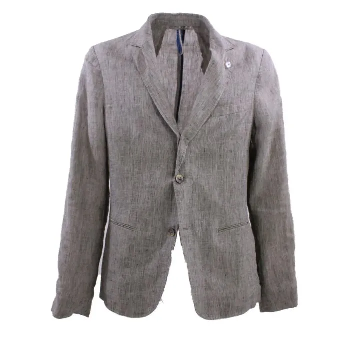 Sseinse Giacca Monopetto Beige