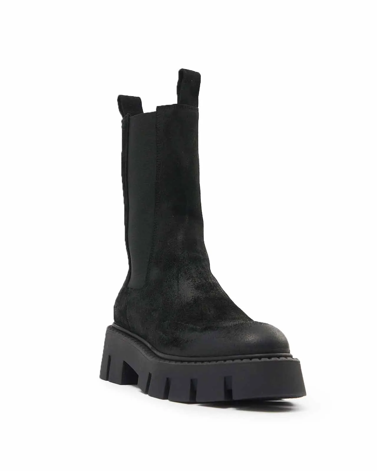 Stivale chelsea CPH139 suede nero
