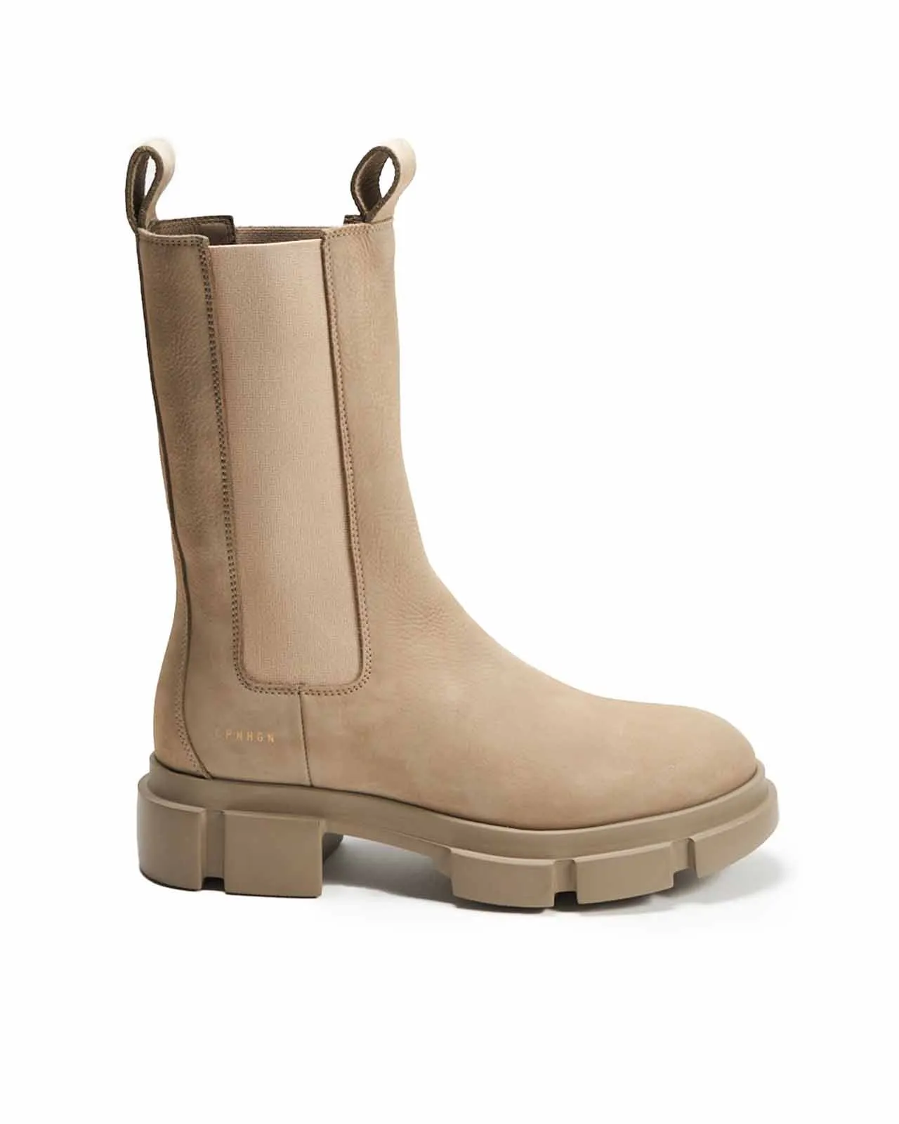Stivale Chelsea Nabuck Stone beige