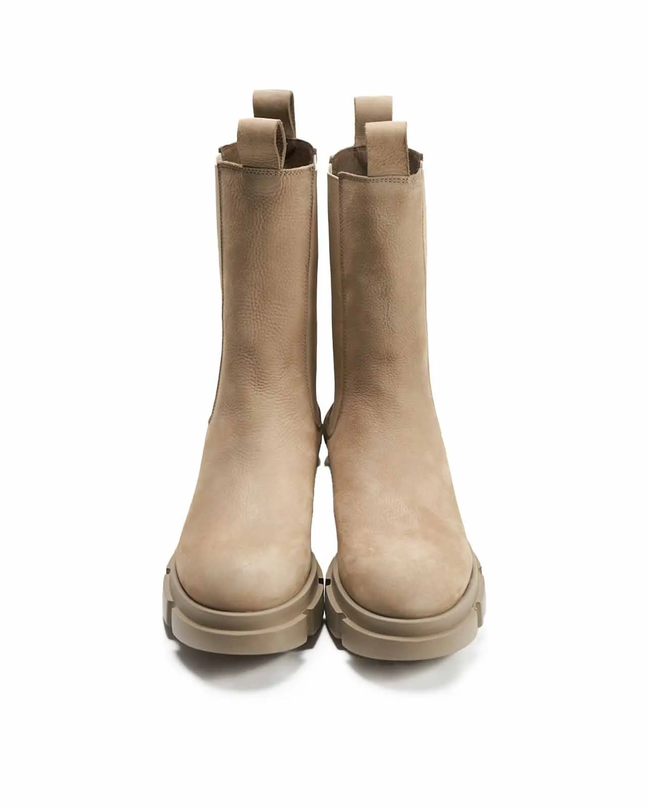 Stivale Chelsea Nabuck Stone beige