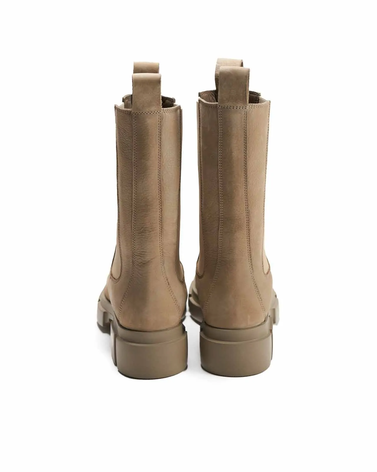 Stivale Chelsea Nabuck Stone beige