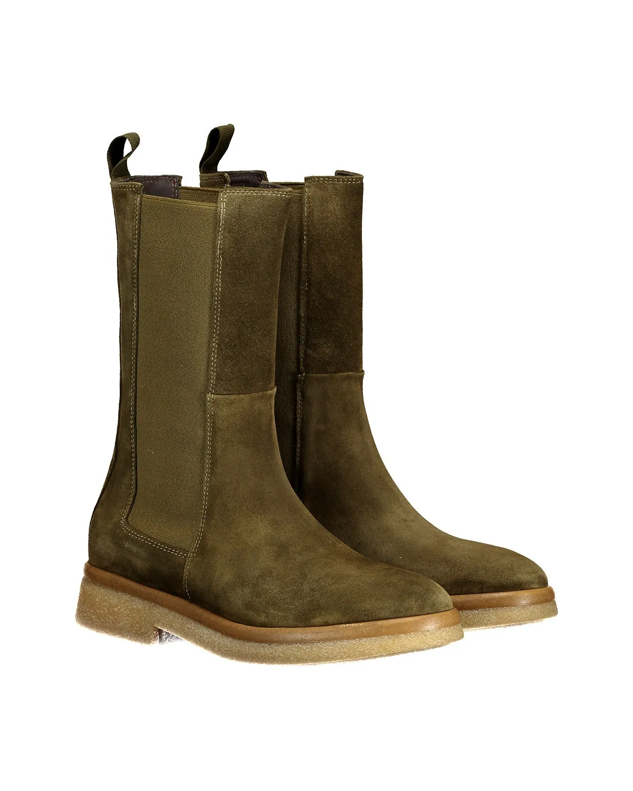 Stivaletto Chelsea Africa verde kaki
