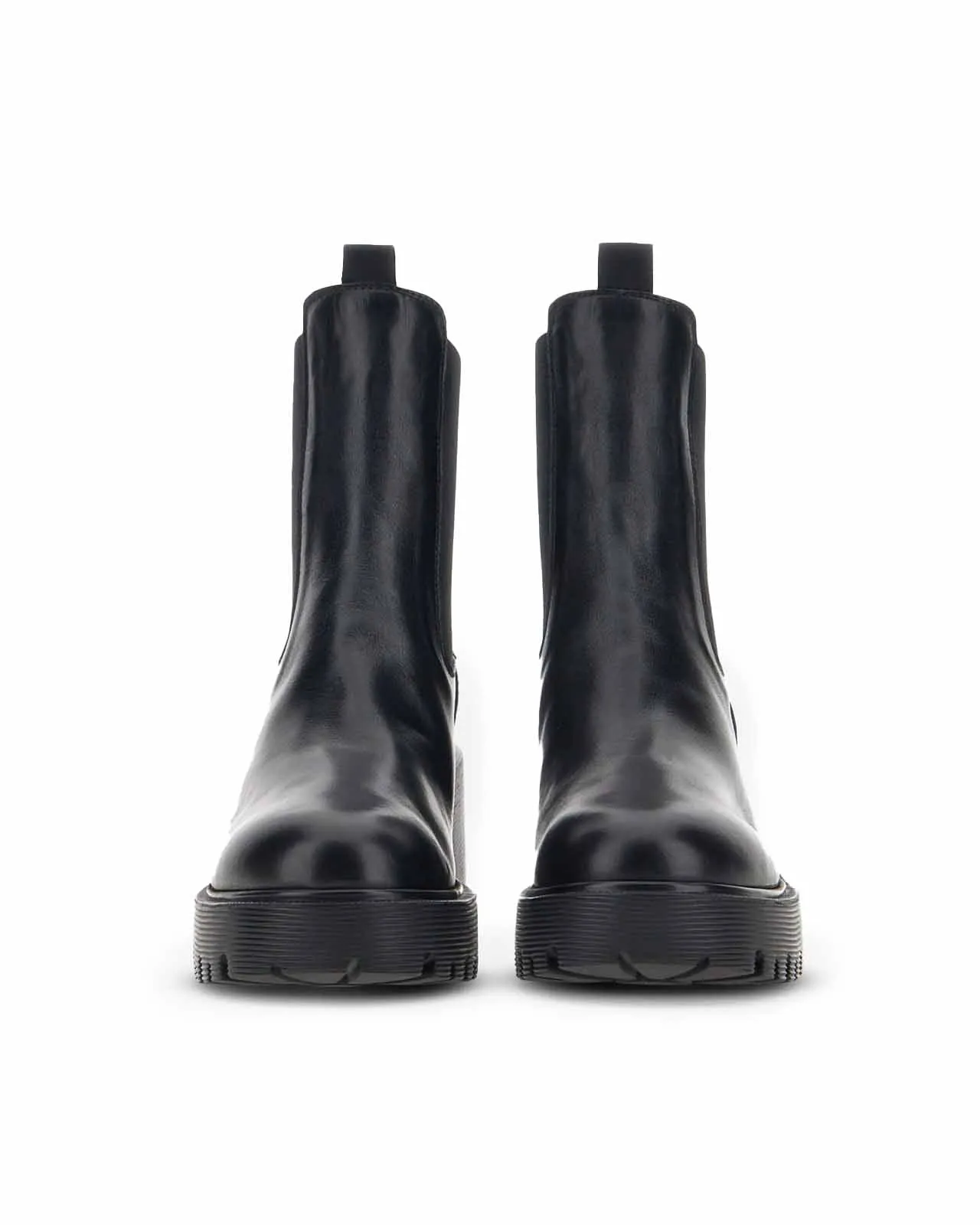 Stivaletto chelsea H649 pelle nera