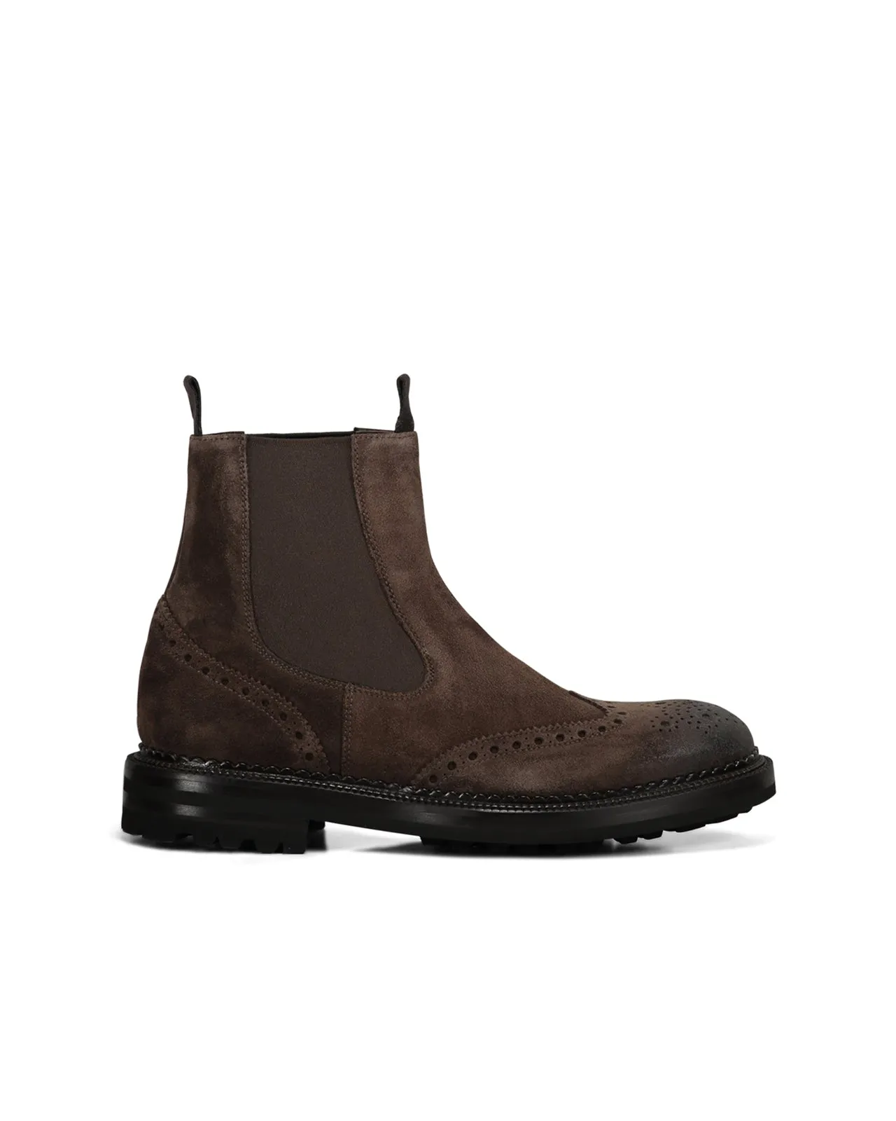 Stivaletto Chelsea Light suede nero