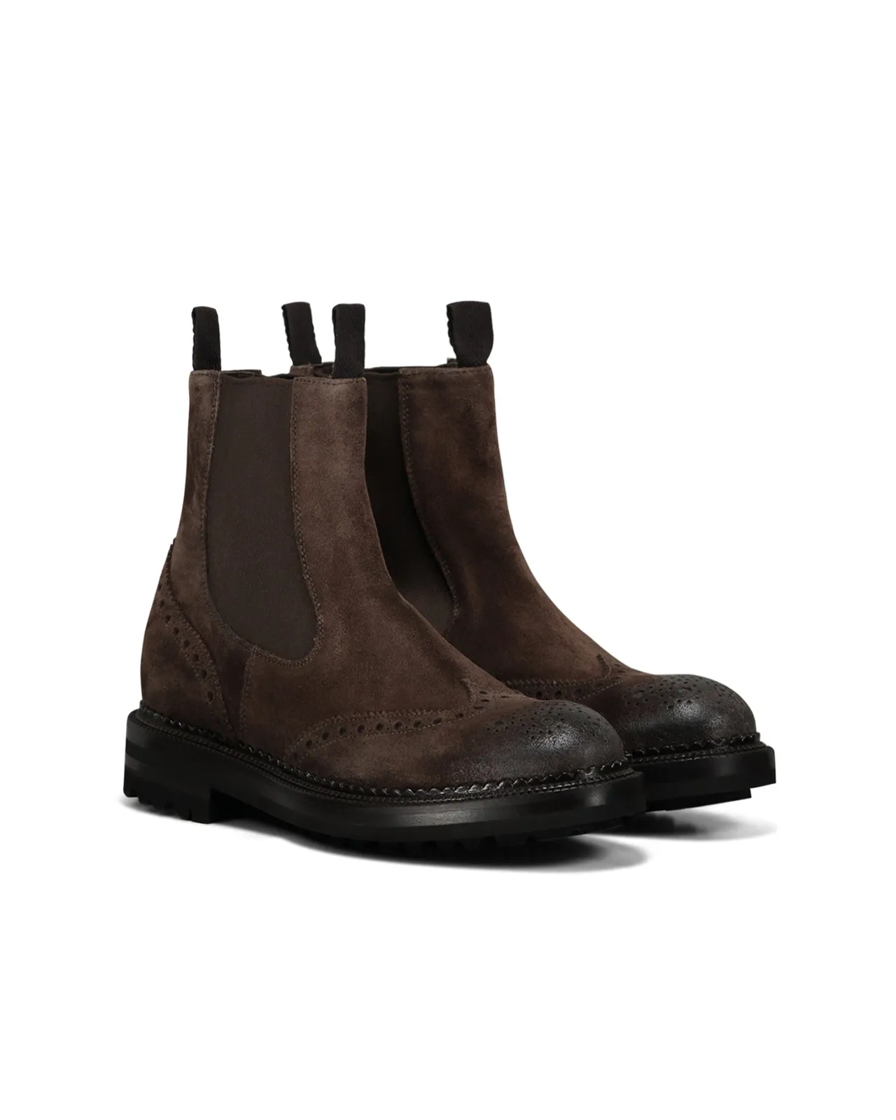 Stivaletto Chelsea Light suede nero