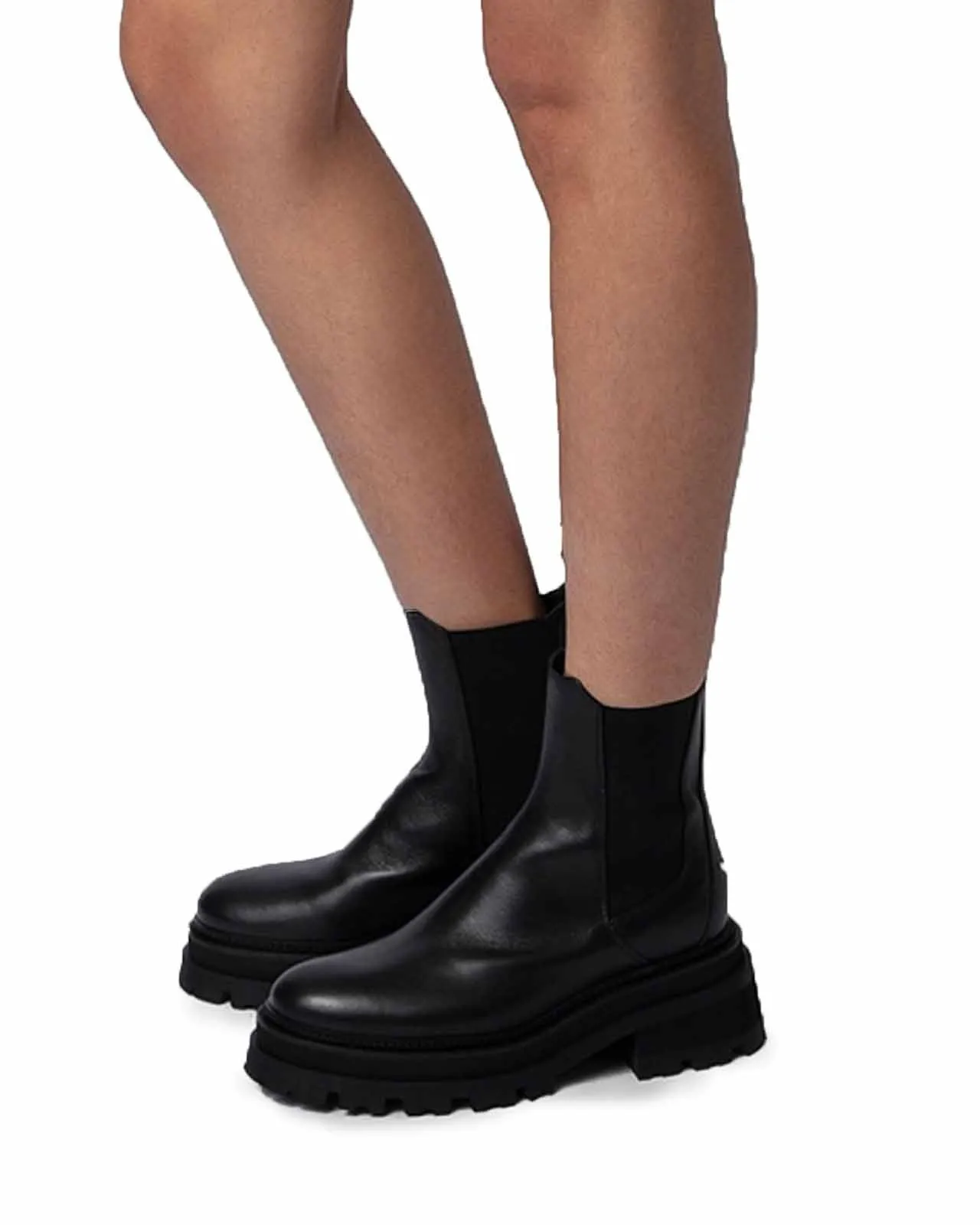 Stivaletto Chelsea Ride pelle nera