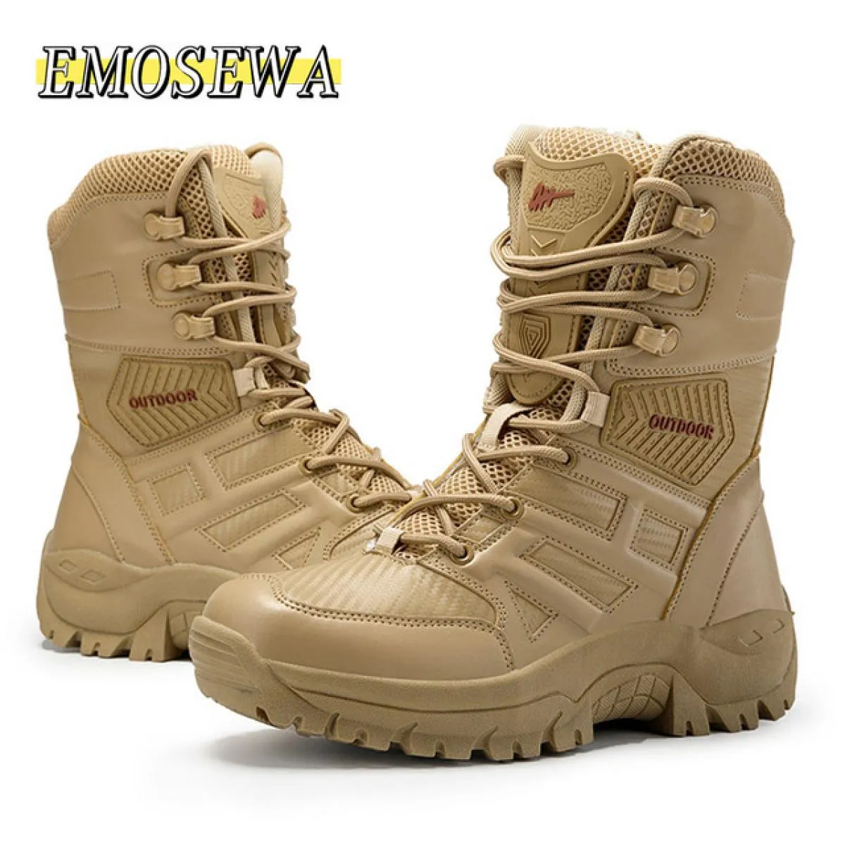 Stivali da combattimento dell'esercito della forza speciale Stivali delle forze speciali da uomo Stivali militari Scarpe da uomo
